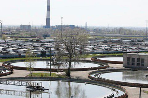 Опять засоряют Бортницкую станцию аэрации