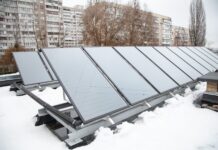 Сонячні колектори для підігріву води в дитячих садах столиці
