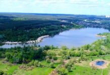 Курортна зона на озері Міністерка